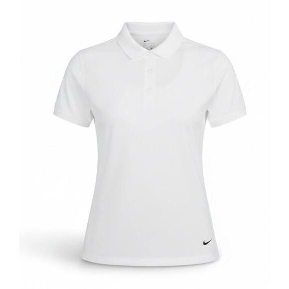 Nike Tops - 20. Nike White WOMENS NWT Dri-FIT Solid Short Sleeve Victory Golf Polo